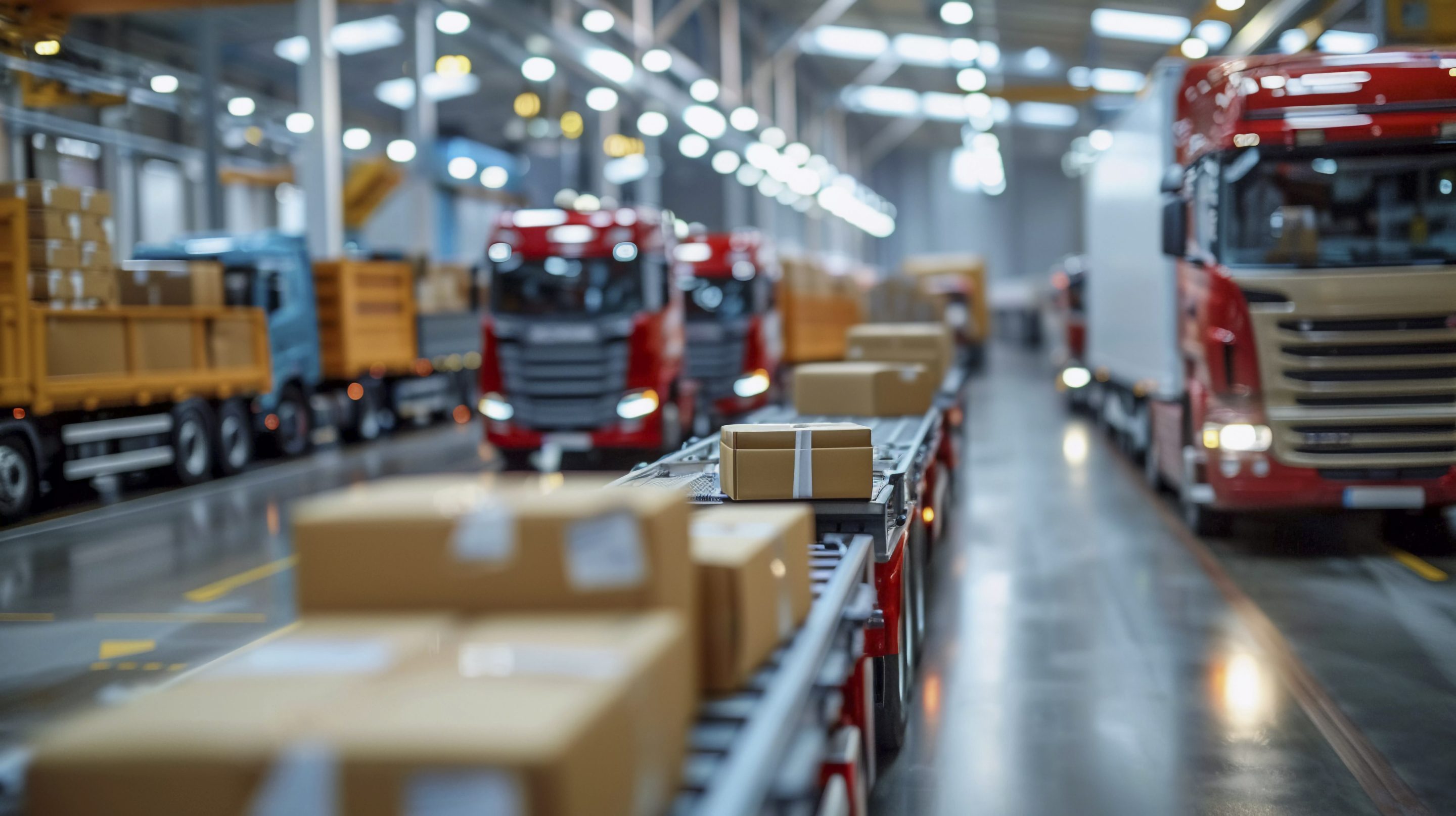 mujer-de-tiro-medio-con-tableta concepto de transporte y logistica